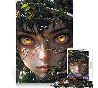 Wildfire Eyes in Nature's Embrace Jigsaw Puzzle for Adults 1000 Pieces Thought Training Calm Recreation Uniform Cut Festive Present (38x52cm)