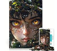 Wildfire Eyes in Nature's Embrace Puzzles for Adults 1000 Pieces Focus Boost Fun Uniform Size Precise Pieces Bonding Activity for Loved Ones (38x52cm)