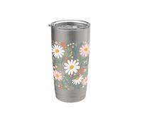Wildflower Boho Floral Pattern Vintage Botanical Nature Stainless Steel Insulated Tumbler