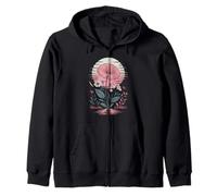 Wildflower Botanical Nature Zip Hoodie