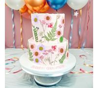 Wildflower Cake Toppers Baby In Bloom Baby Shower Cake Toppers
