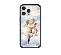 Wildflower Cases - Angels, Compatible with Apple iPhone 15 Pro Max | Baby, Sky, Blue, Classic, Cute, Trendy - Protective Black Bumper, 4ft Drop Test Certified, Women Owned Small Business