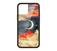 Wildflower Cases - Compatible with Apple iPhone 12/12 Pro | Protective Black Bumper, 4ft Drop Test Certified, Women Owned Small Business | Orebella Collab - Moon Aesthetic Trendy Cute