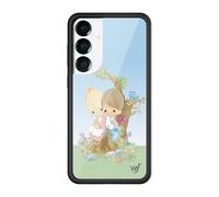 Wildflower Cases - Compatible with Samsung Galaxy S25 Plus | Protective Black Bumper, 4ft Drop Test Certified, Women Owned Small Business | Precious Moments Love One Another - collectable vintage cute