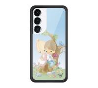 Wildflower Cases - Compatible with Samsung Galaxy S25 | Protective Black Bumper, 4ft Drop Test Certified, Women Owned Small Business | Precious Moments Love One Another - collectable Vintage Cute