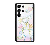 Wildflower Cases - Compatible with Samsung Galaxy S25 | Protective Black Bumper, 6.5ft Drop Test Certified, Women Owned Small Business | Ribbon Bows Birds Hearts Trendy Cute Pink Blue | Dove Diaries
