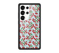 Wildflower Cases - Compatible with Samsung Galaxy S25 Ultra | Protective Black Bumper, 4ft Drop Test Certified, Women Owned Small Business | Baby Berries