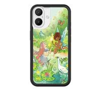 Wildflower Cases - Fairies & Mermaids Collab, Compatible with Apple iPhone 16 | Forrest Animals Popular Aesthetic Cute Trendy - Protective Black Bumper, 4ft Drop Certified, Women Owned Small Business