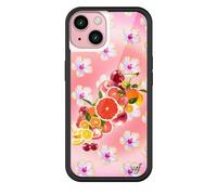 Wildflower Cases Fruit Salad Case Protective Bumper Compatible with Apple iPhone 15 | Hibiscus Floral, Sweet, Cherry, Orange, Trendy Summer, 4ft Drop Test Certified, Women Owned Small Business