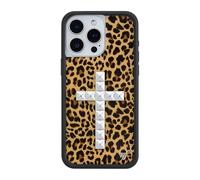 Wildflower Cases - iPhone 15 Pro Max Compatible - Stud Cross Meow