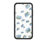 Wildflower Cases - Moonlight Rose, Compatible with Apple iPhone 11 | Floral Blue White Dainty Cute Trendy - Protective Black Bumper, 4ft Drop Test Certified, Women Owned Small Business