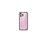 Wildflower Cases - Pink Meow, Compatible with Apple iPhone 16 Pro Max | Leopard Cheetah Animal Popular Aesthetic Cute Trendy - Protective Black Bumper, 4ft Drop Certified, Women Owned Small Business