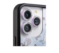 Wildflower Cases - Purple Camera Bling, Compatible with Apple iPhone 15 Pro & 15 Pro Max | Phone Case Compatible, Sparkle, Reflective, Glitter, Diamond, Jeweled Ring, Glass Lens Protector
