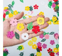 Wildflower Confetti - Wild One Flower Party DéCor - Floral Botanical Table Scatter For Colour Clash Wedding - Wildflower Scatter Paper Table DéCor - Bridal,Baby Shower,Birthday Party Decorations