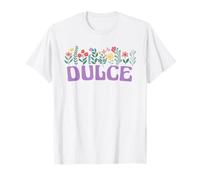 Wildflower Floral Dulce First Name Mother's Day Women T-Shirt