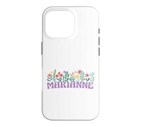 Wildflower Floral MARIANNE First Name Mother's Day Women Case for iPhone 16 Pro