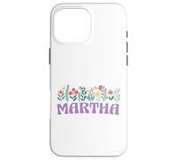 Wildflower Floral Martha First Name Mother's Day Women Case for iPhone 16 Pro Max