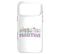 Wildflower Floral Martha First Name Mother's Day Women Case for iPhone 17 Pro Max