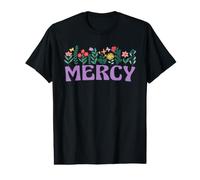 Wildflower Floral Mercy First Name Mother's Day Women Value Graphic T-Shirt