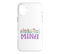 Wildflower Floral Mina First Name Mother's Day Women Case for iPhone 16 Plus