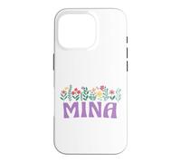Wildflower Floral Mina First Name Mother's Day Women Case for iPhone 16 Pro