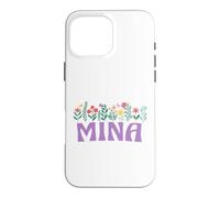 Wildflower Floral Mina First Name Mother's Day Women Case for iPhone 16 Pro Max