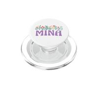 Wildflower Floral Mina First Name Mother's Day Women PopSockets PopGrip for MagSafe
