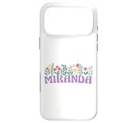 Wildflower Floral Miranda First Name Mother's Day Women Case for iPhone 17 Pro Max