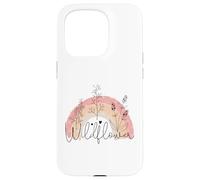 Wildflower Floral Rainbow Cottagecore Free Spirit Case for iPhone 15 Pro