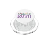 Wildflower Floral RUTH First Name Mother's Day Women PopSockets PopGrip for MagSafe