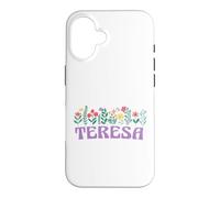 Wildflower Floral Teresa First Name Mother's Day Women Case for iPhone 16