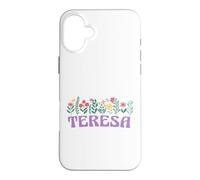 Wildflower Floral Teresa First Name Mother's Day Women Case for iPhone 16 Plus