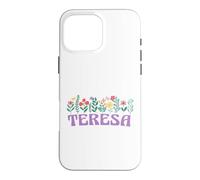 Wildflower Floral Teresa First Name Mother's Day Women Case for iPhone 16 Pro Max