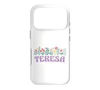 Wildflower Floral Teresa First Name Mother's Day Women Case for iPhone 17 Pro