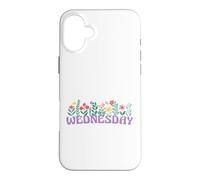 Wildflower Floral WEDNESDAY First Name Mother's Day Women Case for iPhone 16 Plus
