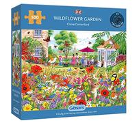 Wildflower Garden | 500 Piece Jigsaw Puzzle | Flower Countryside Puzzle | Sustainable Jigsaw Puzzle for Adults | Premium 100% Recycled Board | Great Gift for Adults | Gibsons Games