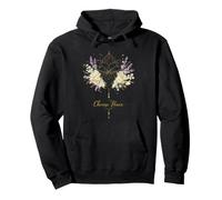 Wildflower Mandala Choose Peace Lotus Flower Yoga Meditation Pullover Hoodie