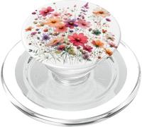 Wildflower Meadow Autumn Floral Cottagecore Garden Style PopSockets PopGrip for MagSafe
