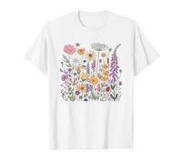 Wildflower Meadow Botanical Seed Packet Illustration Maker T-Shirt