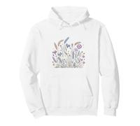 Wildflower Meadow Forget Me Not Bluebonnet Grower Maker Blue Pullover Hoodie