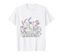 Wildflower Meadow Forget Me Not Bluebonnet Grower Maker Blue T-Shirt