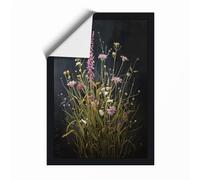 Wildflower Meadow Study Botanical Unframed Wall Art Print A2 (59.4×42cm), Wall Decor for Living Room, Bedroom, Office & Home, Art Gift