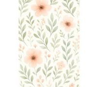 Wildflower Meadow Undated Daily & Weekly Planner: Watercolor Art | Crescent Moon Aesthetic | Journal or Notebook for School, College, Work or Play | Monthly Reflection Pages