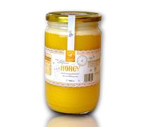 Wildflower Raw Honey by Amelia Rose | 100% Natural Bulgarian Honey | Pure, Unpasteurised & Unfiltered | Golden Floral Honey from Balkan Mountains | 960g Glass Jar
