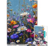 Wildflower Summer 1000 Piece Jigsaw Puzzle for Adults Teens,Decompressing Intellectual Educational Toy Perfect Decoration (50x75cm)