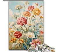 Wildflower Summer Adult Jigsaw Puzzles 1000 Pieces, Challenging Game Gifts for Is Ideal As A Gift for The Whole Family (50x75cm)