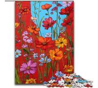 Wildflower Summer Jigsaw Puzzles for Adults 1000, Family Entertainment Toys Is Ideal As A Gift for The Whole Family (50x75cm)