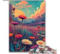 Wildflower Summer Puzzles for Adults And Teenagers, Challenging Game Gifts for Is Ideal As A Gift for The Whole Family (26x38cm)