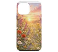 Wildflower Sunset Seamless Pattern | Meadow Floral Design Case for iPhone 13 Pro Max