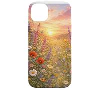 Wildflower Sunset Seamless Pattern | Meadow Floral Design Case for iPhone 14 Plus